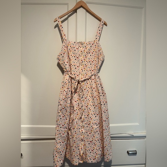 Madewell Patterned Button Front Patterned Dress - Picture 2 of 5